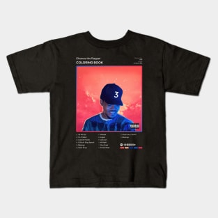 Chance the Rapper - Coloring Book Tracklist Album Kids T-Shirt